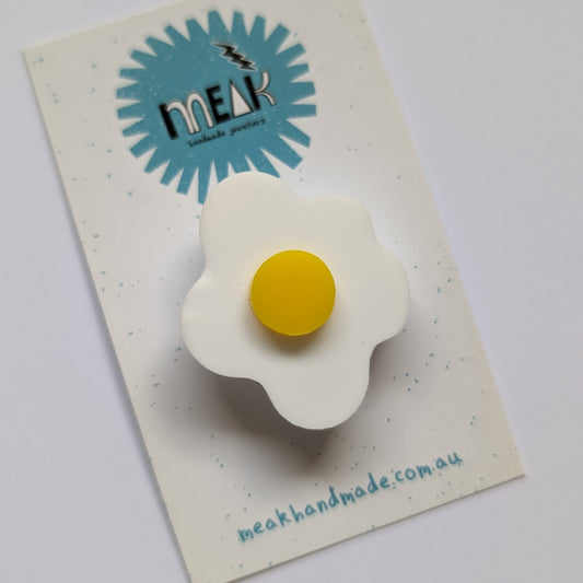Egg Brooch - Meak Handmade