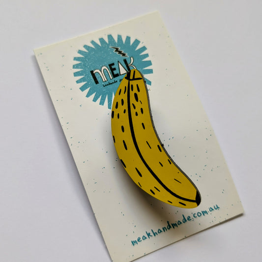 Banana Brooch - Meak Handmade
